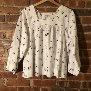 Madewell NWOT Square Neck Top